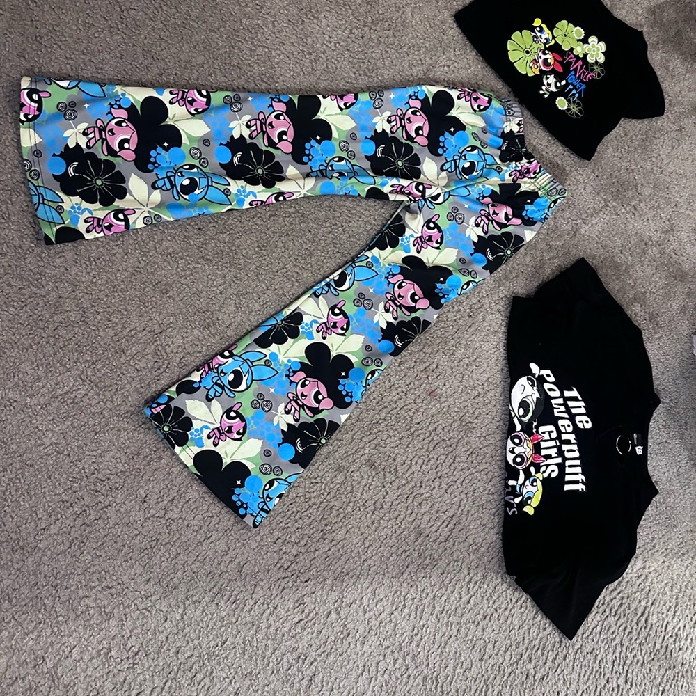 SHEIN Black and Multicolor Kids Matching Set